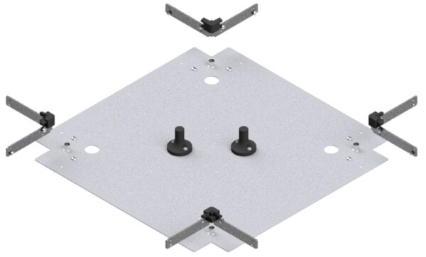 Produktbild UBK 400 503.25 -  Kreuz-Verbinder zu Unterflur-Bodenkanal UBK 400, 400x50mm